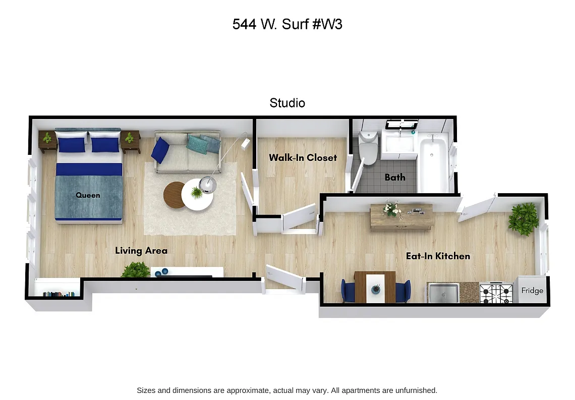 Floor plan Studio