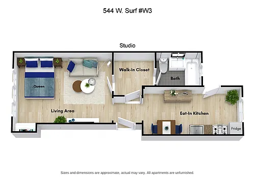 Floor plan Studio