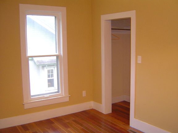 Small closet in large front bed room (it also has a walk-in 