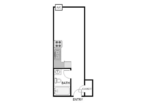 Floor plan Studio