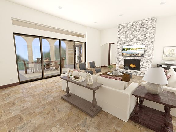 Image is 3D rendering of finished home