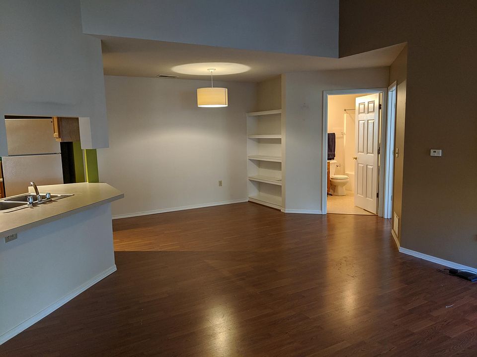 Living room and dining room