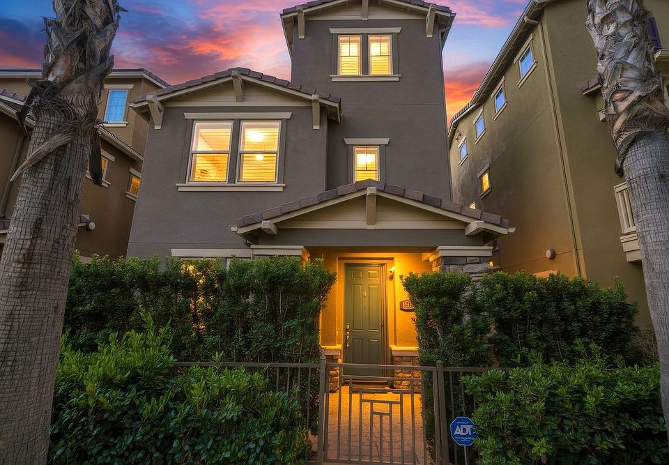 Front Door private fenced front yard