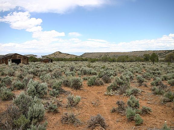 Garage with hunting cabin