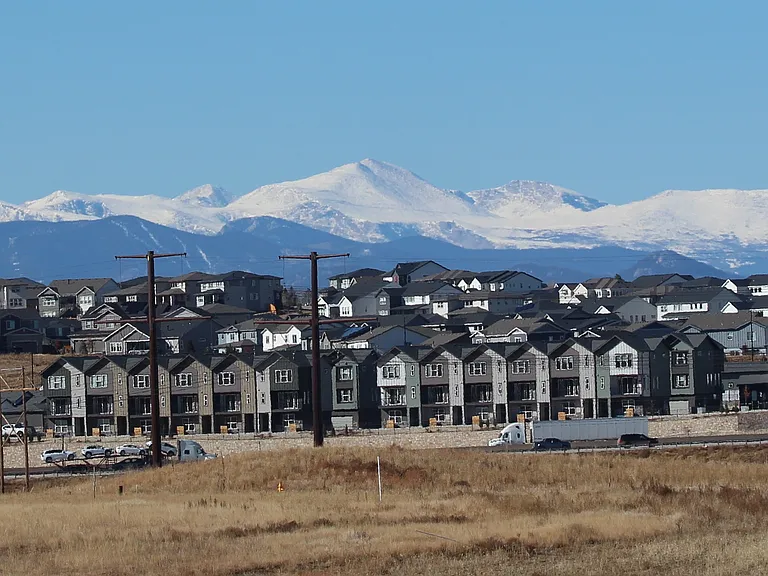 Gorgeous views of the Rocky Mountains from the house.