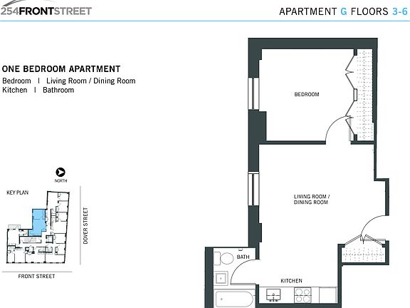 2nd image of 254 Front St APT 6G