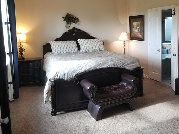 Half of master bedroom 
