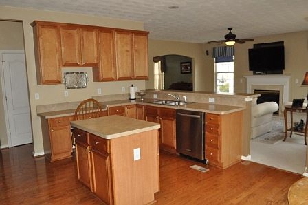 Open kitchen / family living area