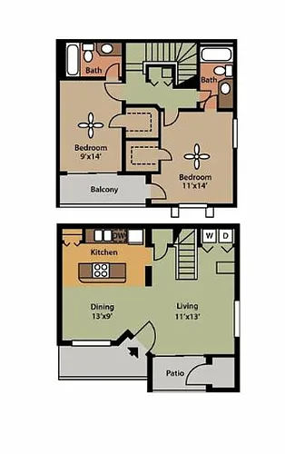 Floor plan Townhouse