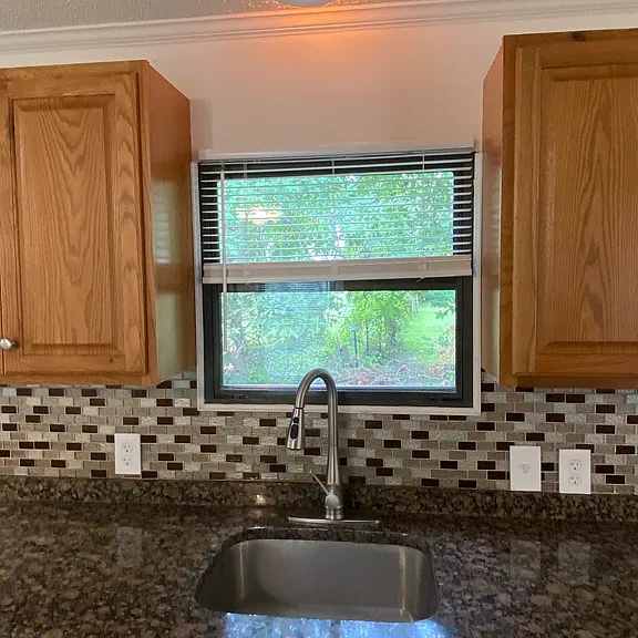 Really Cool Night Light Fixture in Kitchen