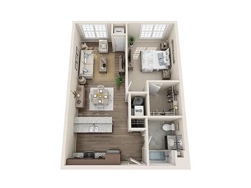 Floor plan 1B