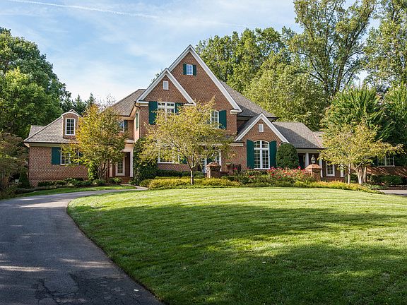 Front Approach and Circular Driveway