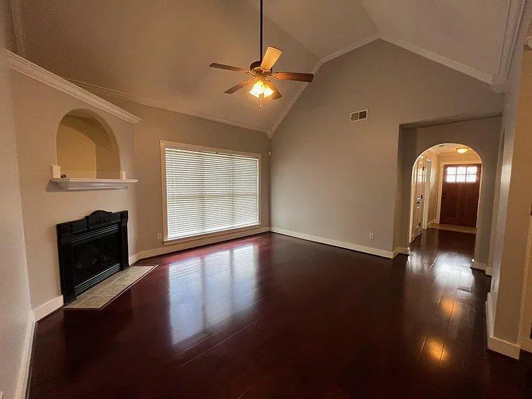 Den w fireplace