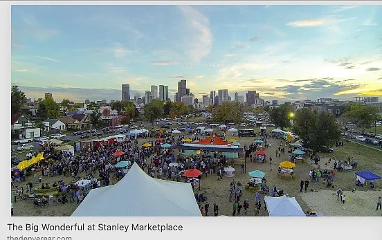 Stanley Marketplace wide angle photo - only a 10 minute bike ride or 5 minute drive away.