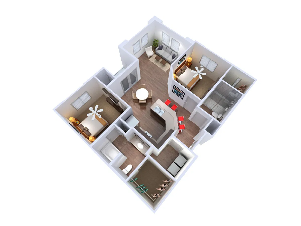 Floor plan 2B