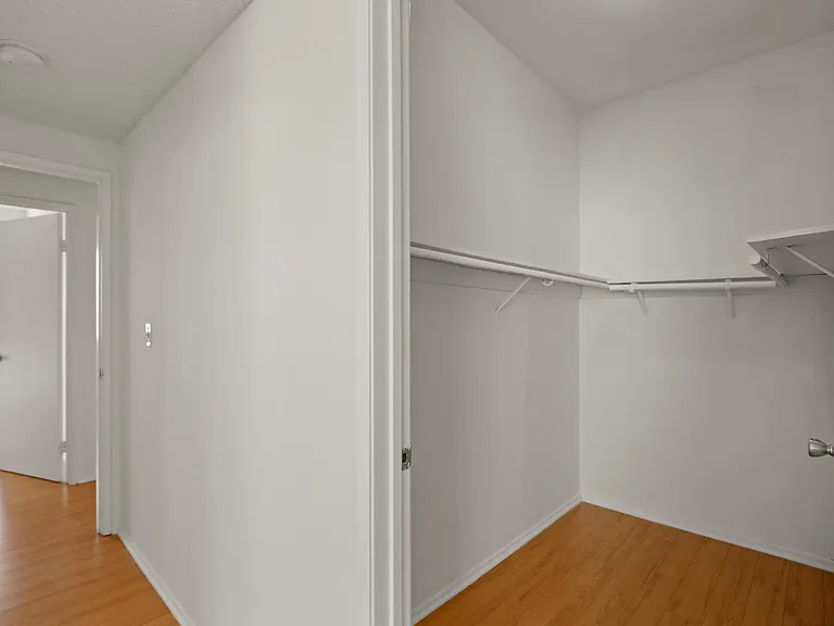 Walk-In Closet with Hanging-Rod and Shelf
