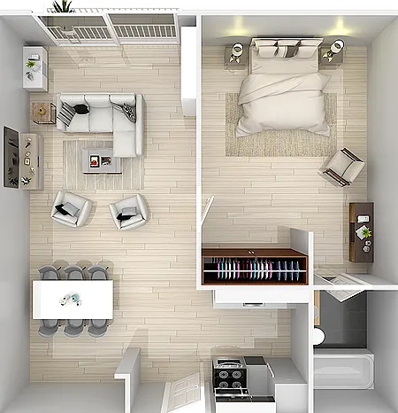 1 bedroom 1 bedroom