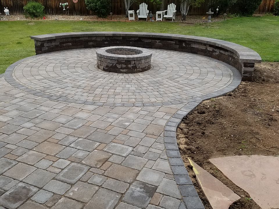 New Paver Deck plus FirePit