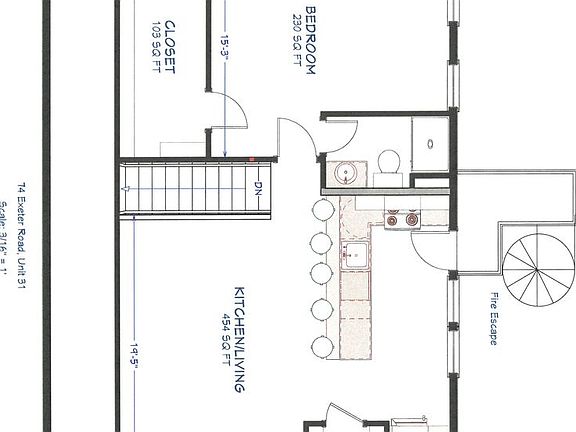 2nd image of 74 Exeter Rd #31
