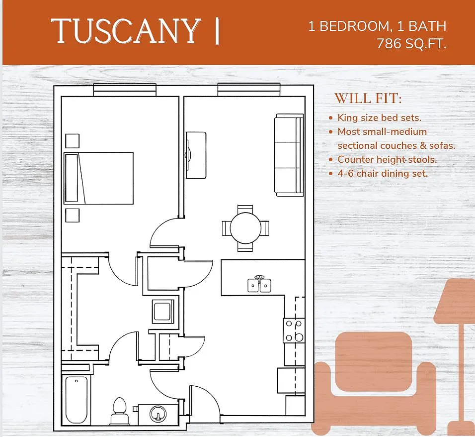 Floor plan Tuscany