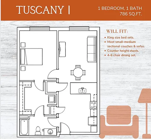 Floor plan Tuscany