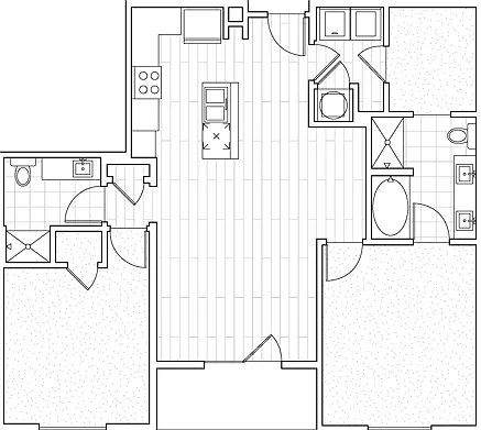 C1 - 2 Bed 2 Bath C1 - 2 Bed 2 Bath