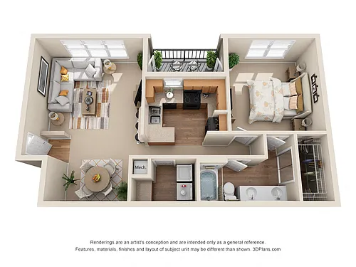 Floor plan The El Paso