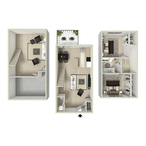 Floor plan Apex - Townhome