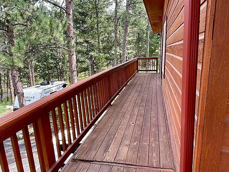 Master suite wrap around deck