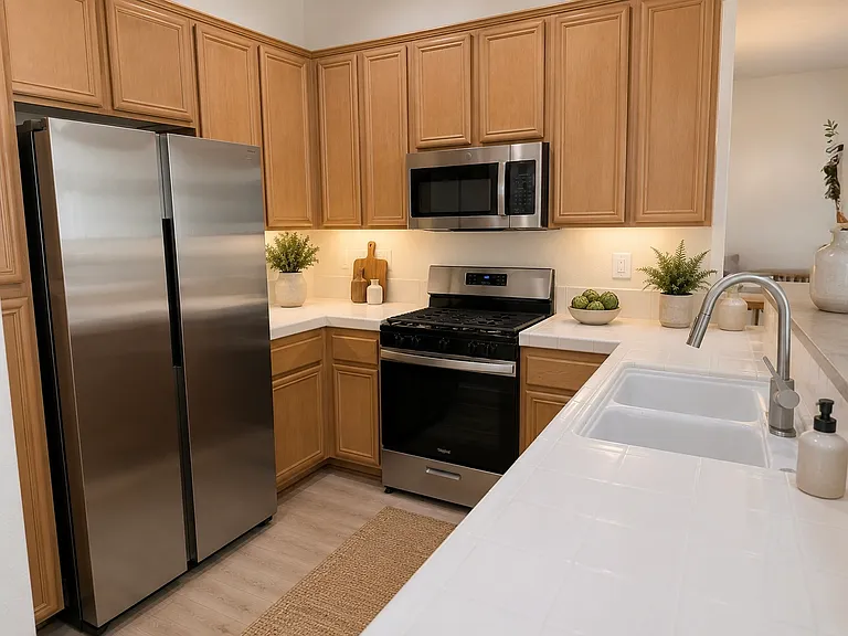 Kitchen Virtually Staged