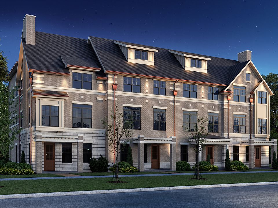 4 Unit Building Evening at Heritage Place Naperville