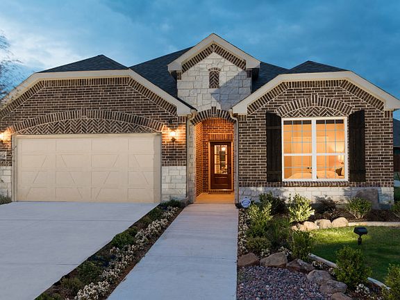 The Mooreville, a two-story new construction home with 2-car garage, shown with Home Exterior C