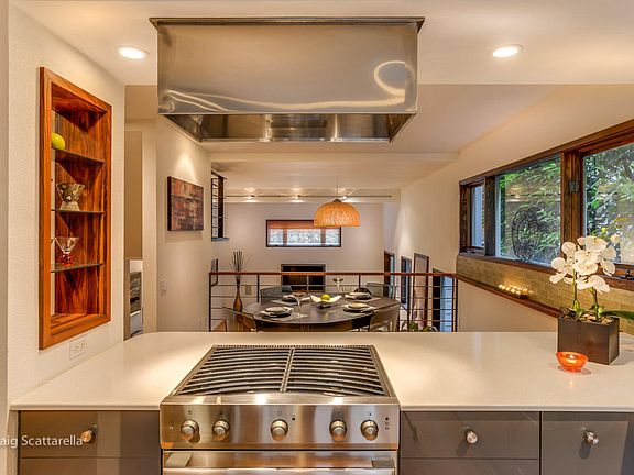 kitchen and dining room
