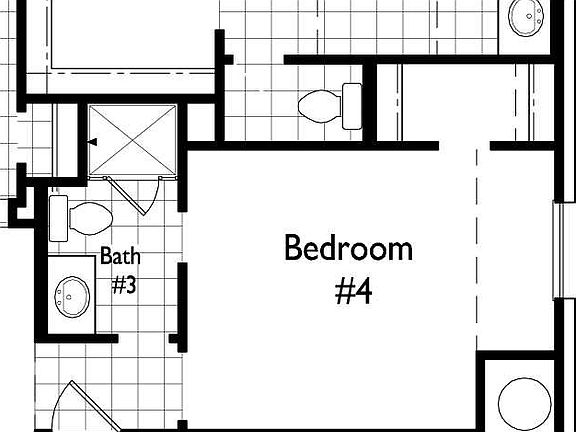 Optional Bedroom 4/Bath ilo Study/Powder