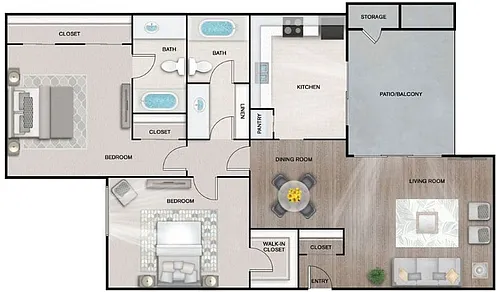 Floor plan B2