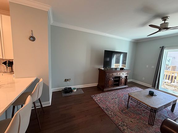 Living room view after entering front door.