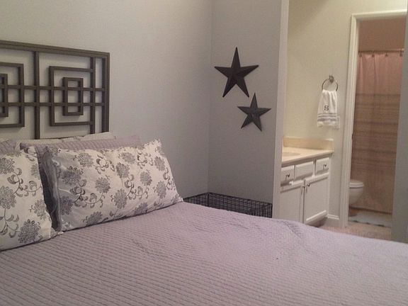 Large Bedroom with Skylight and Vaulted Celing
