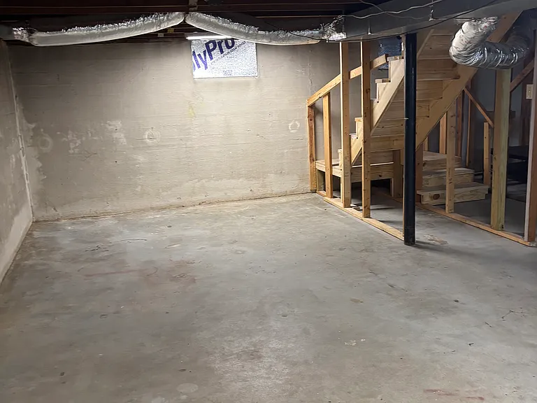 Unfinished basement