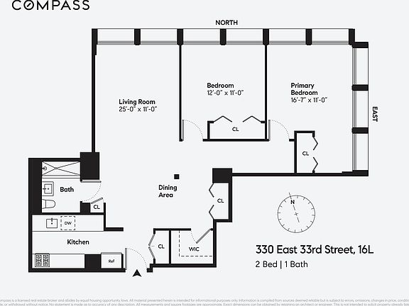 2nd image of 330 E 33rd St APT 16L