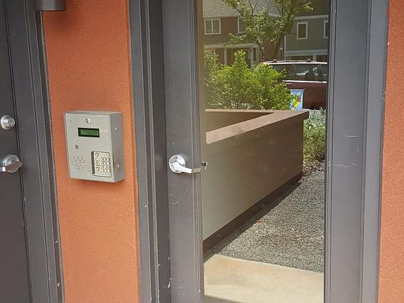Secure access to building