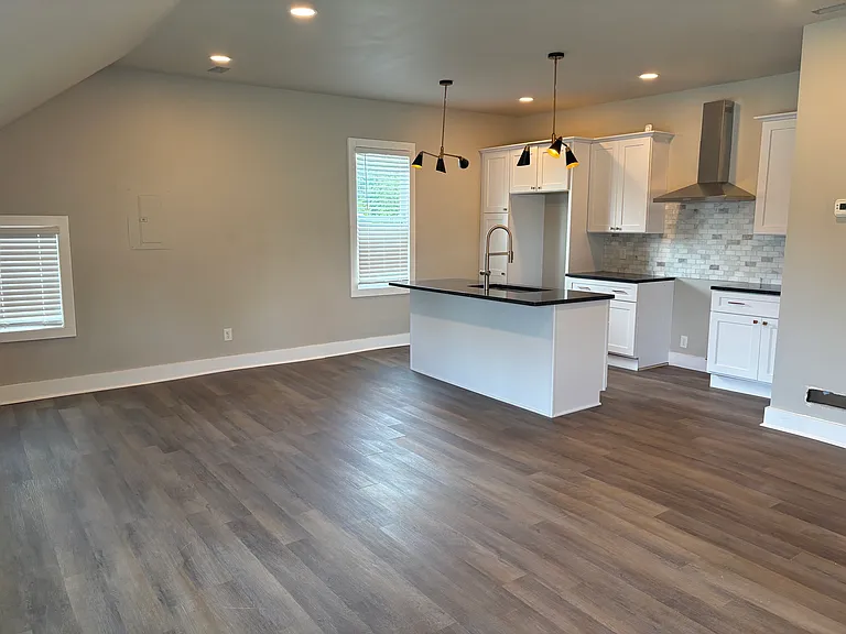 living room looking toward kitchen