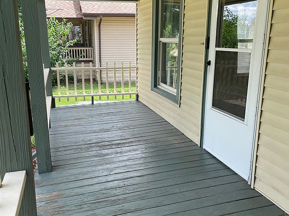 covered porch, storm door