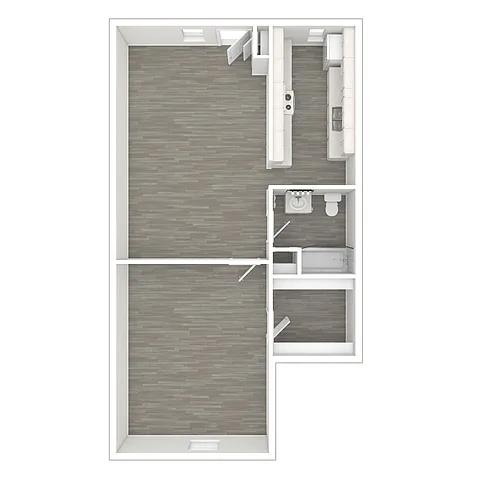 Floor plan One Bedroom