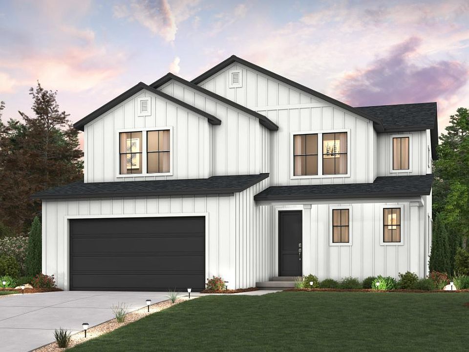 Glacier Plan, Modern Farmhouse Elevation
