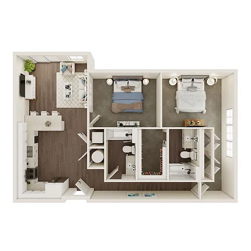 Floor plan Modigliani