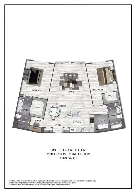 Floor plan B3