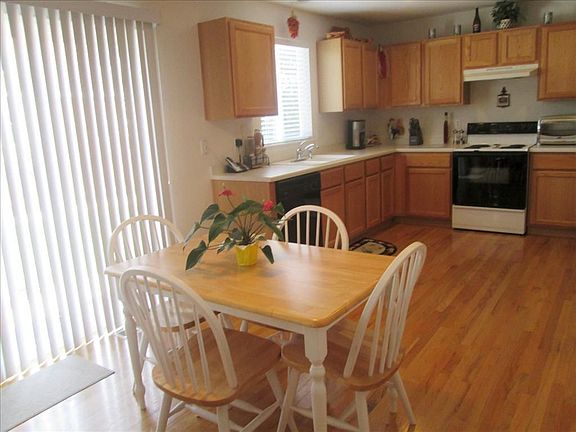 Eat-in kitchen with patio access