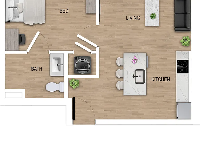 The Ivy _ Unit A3 _ 2D Colored Floor Plan _ August 11, 2025 The Ivy _ Unit A3 _ 2D Colored Floor Plan _ August 11, 2025