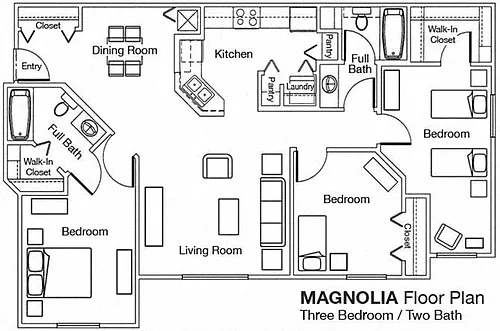 Floor plan Magnolia Phase I