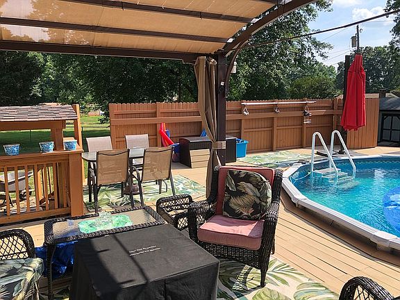 Back deck pool
